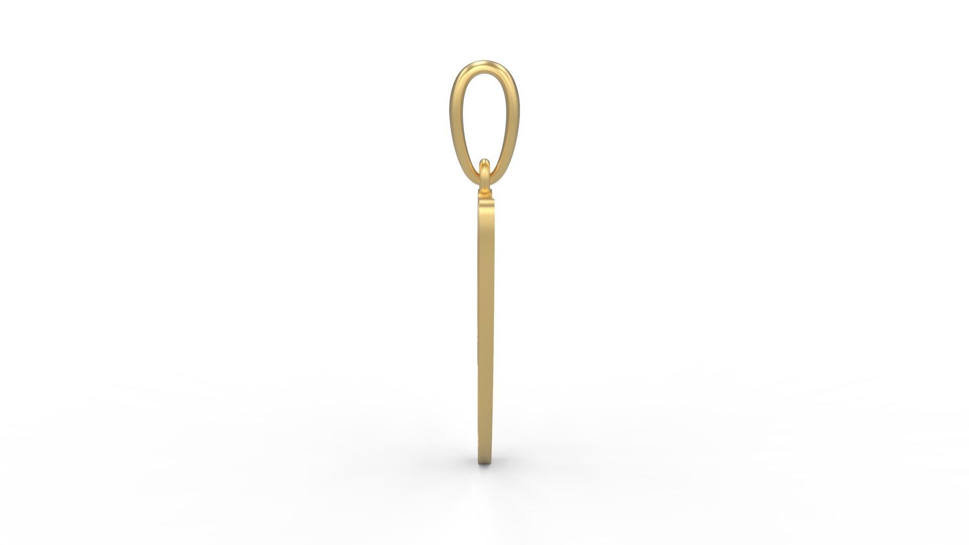 Initial Letters Pendant Birds of Paradise V 3D print model_2