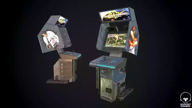 Arcade GAme Machine V1 Cyberpunk Optimized FOr games 