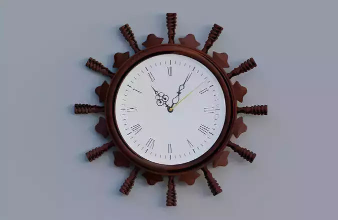 wall clock vintage serie 9017
