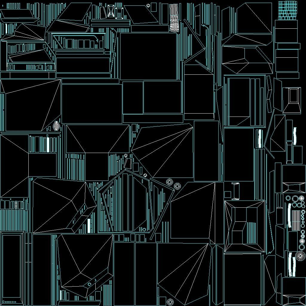 Arcade GAme Machine V2 Cyberpunk Optimized FOr games  Low-poly 3D model_13