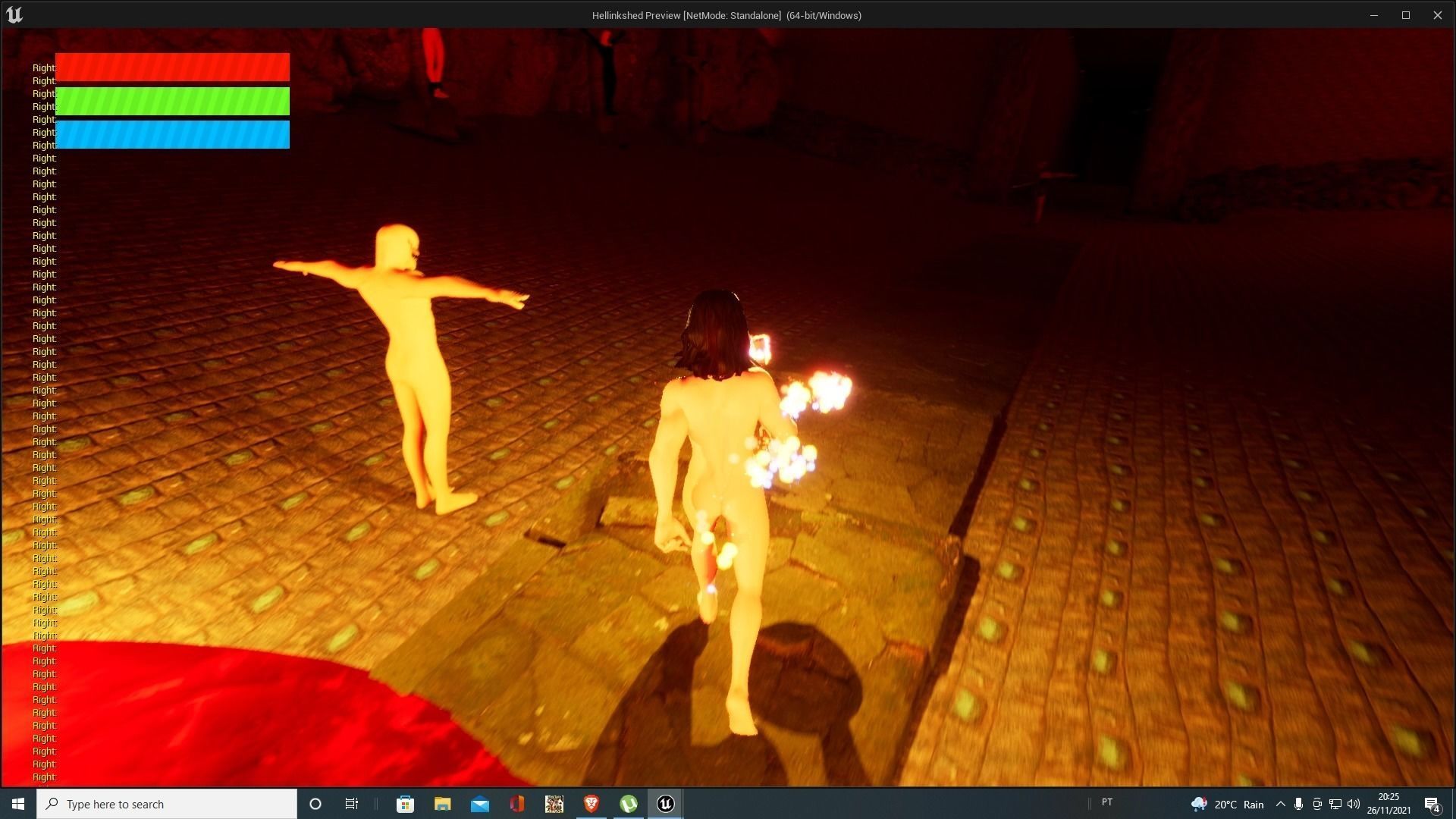 The Faceless twilight of gods Low-poly 3D model_2