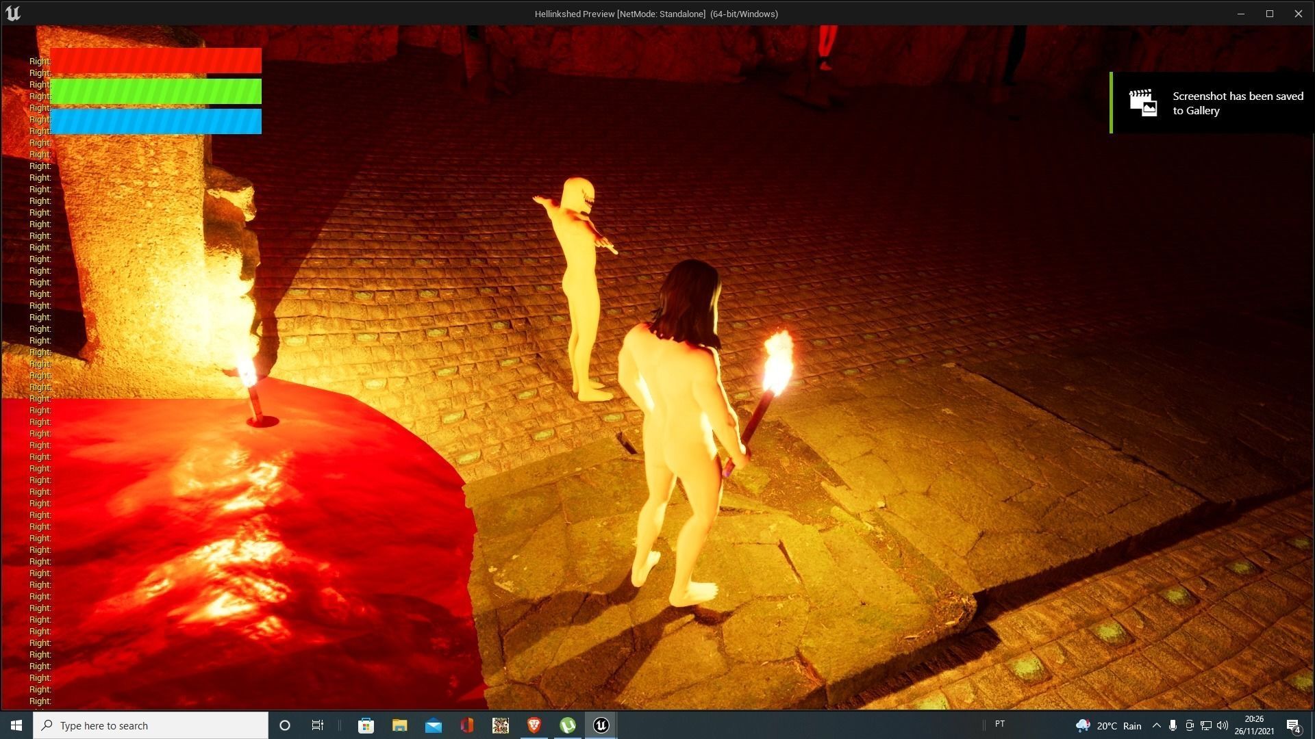 The Faceless twilight of gods Low-poly 3D model_3