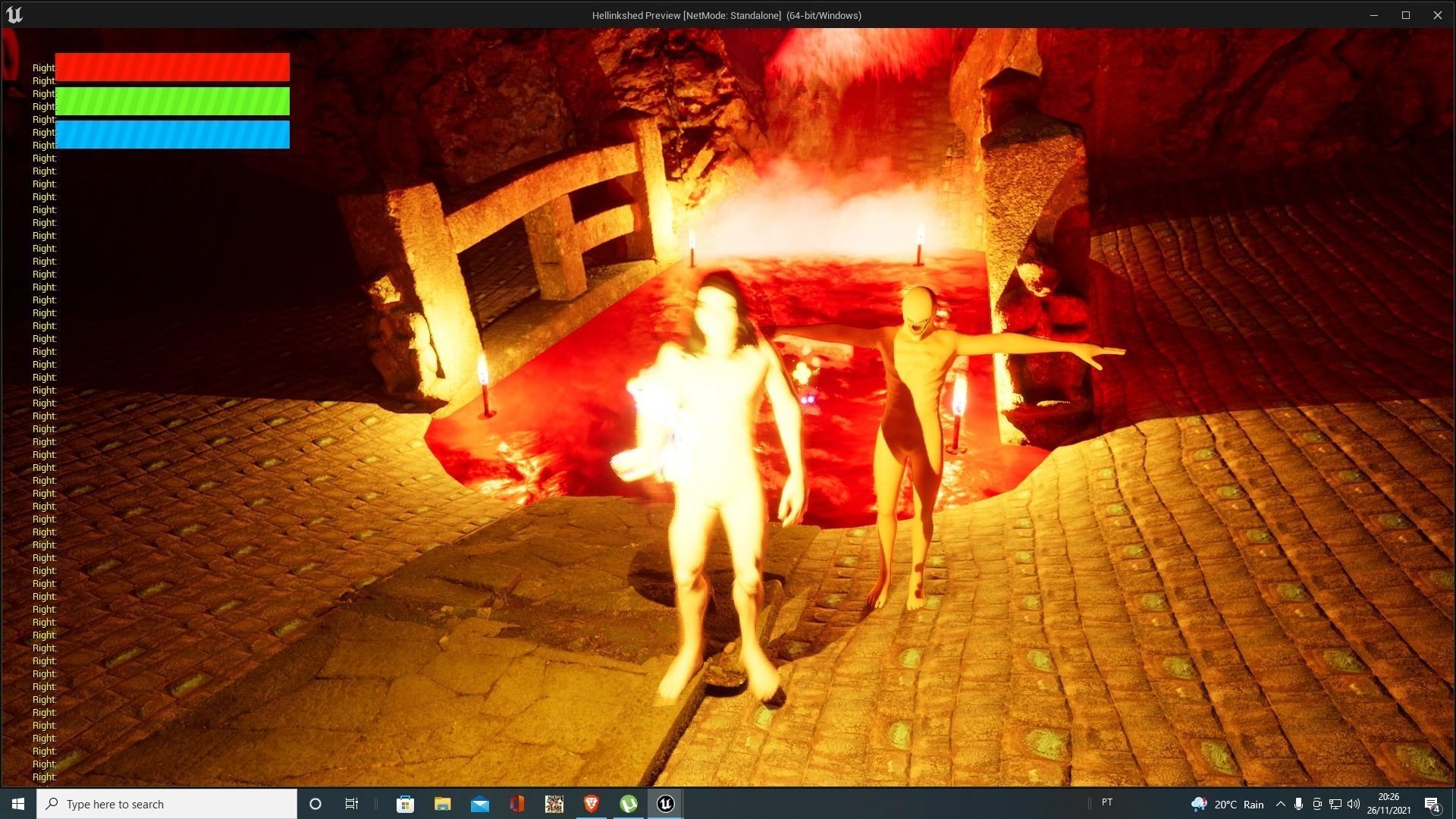 The Faceless twilight of gods Low-poly 3D model_4