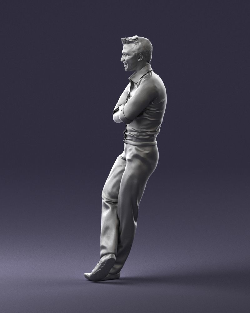 Man in a sitting position 0175 3D Print Ready 3D print model_25