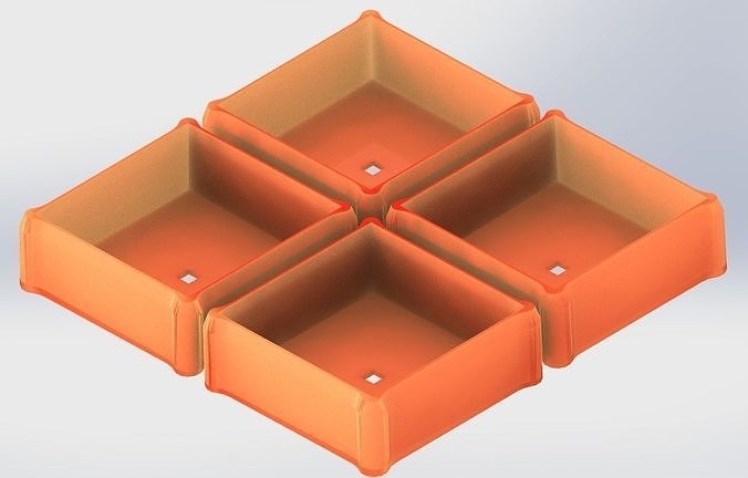 Lack feet 3D print model