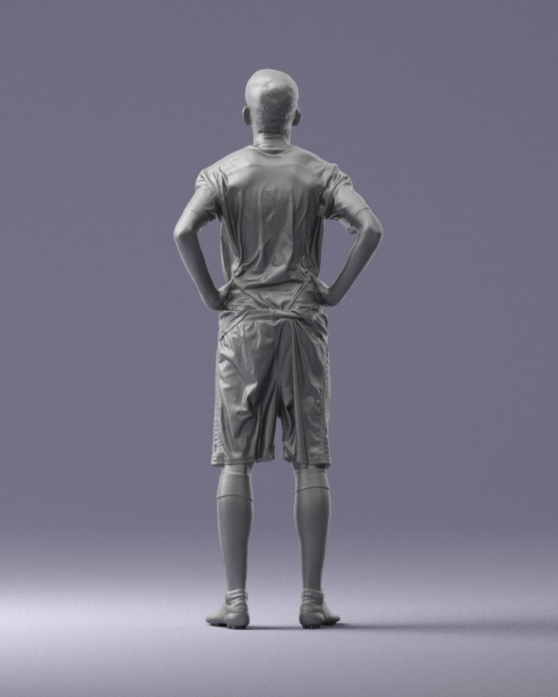 000315 Male Soccer Player with Hands on Hips 1114 3dp 3D print model_20