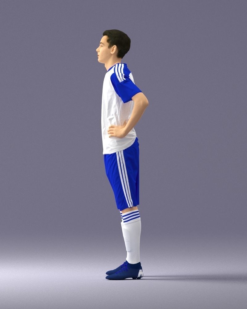 000315 Male Soccer Player with Hands on Hips 1114 3dp 3D print model_25