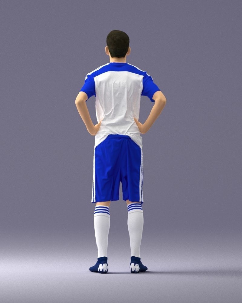 000315 Male Soccer Player with Hands on Hips 1114 3dp 3D print model_19