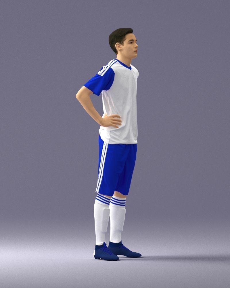 000315 Male Soccer Player with Hands on Hips 1114 3dp 3D print model_10