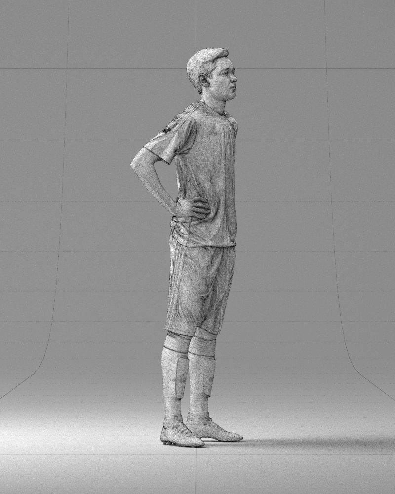 000315 Male Soccer Player with Hands on Hips 1114 3dp 3D print model_12