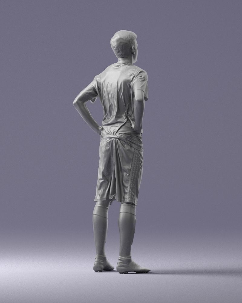000315 Male Soccer Player with Hands on Hips 1114 3dp 3D print model_17