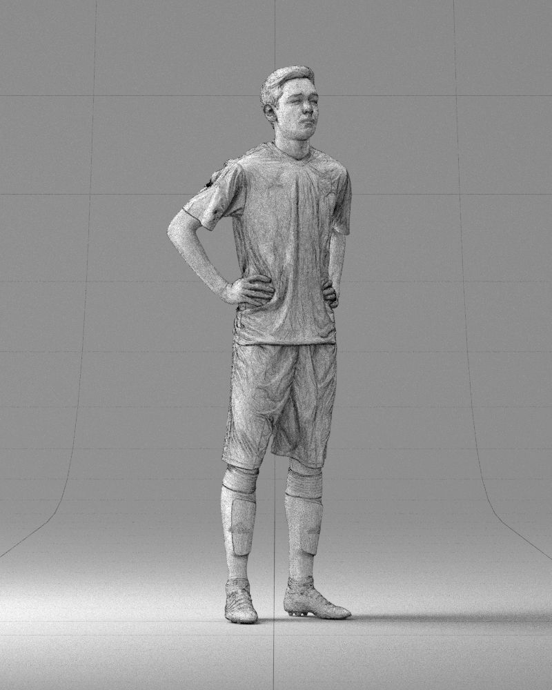 000315 Male Soccer Player with Hands on Hips 1114 3dp 3D print model_9