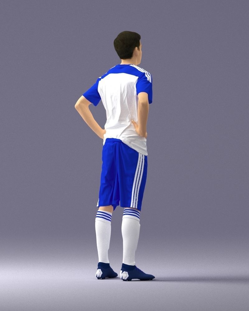 000315 Male Soccer Player with Hands on Hips 1114 3dp 3D print model_16
