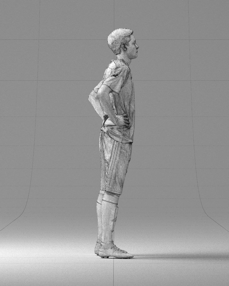 000315 Male Soccer Player with Hands on Hips 1114 3dp 3D print model_15