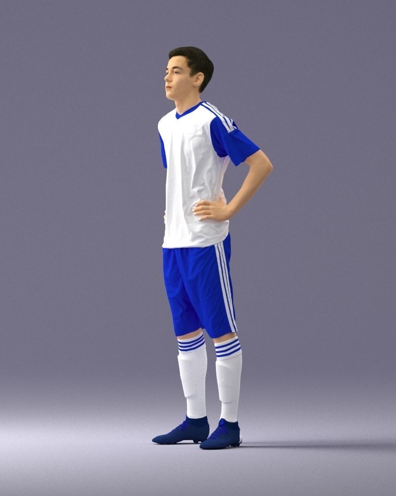 000315 Male Soccer Player with Hands on Hips 1114 3dp 3D print model_28