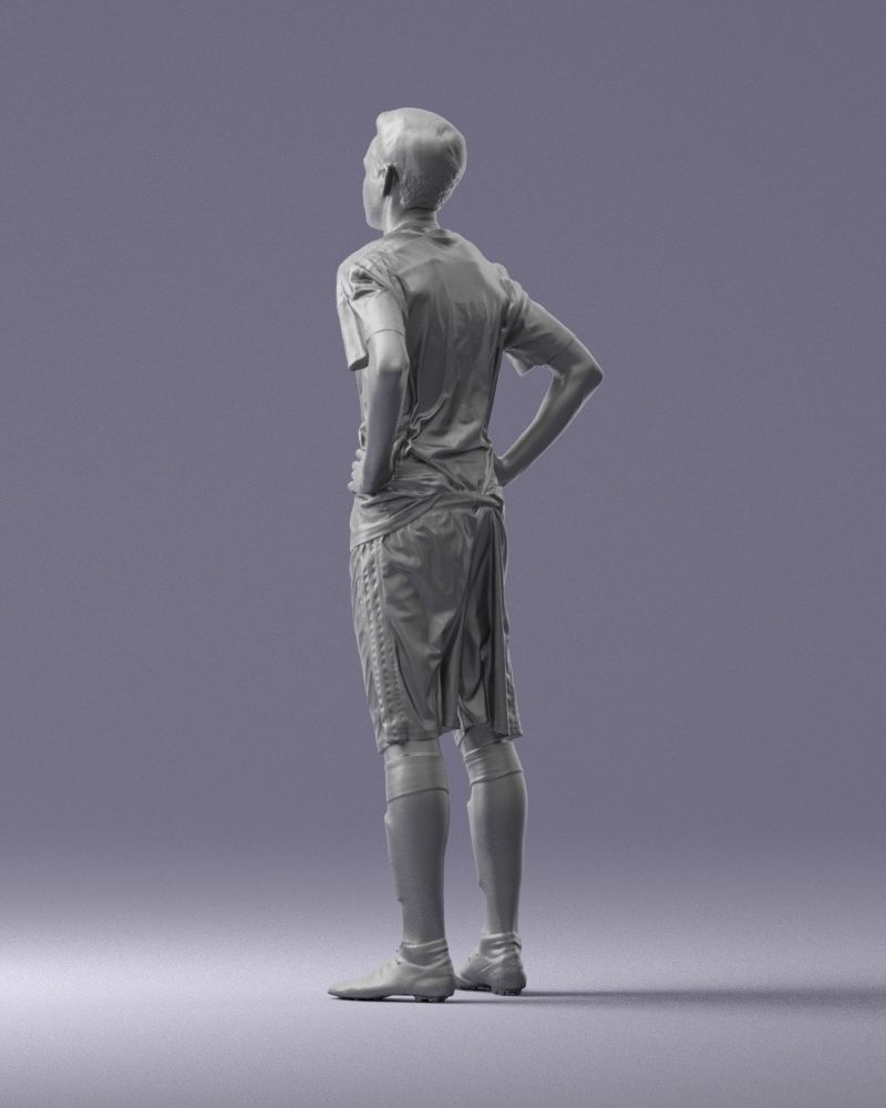 000315 Male Soccer Player with Hands on Hips 1114 3dp 3D print model_23