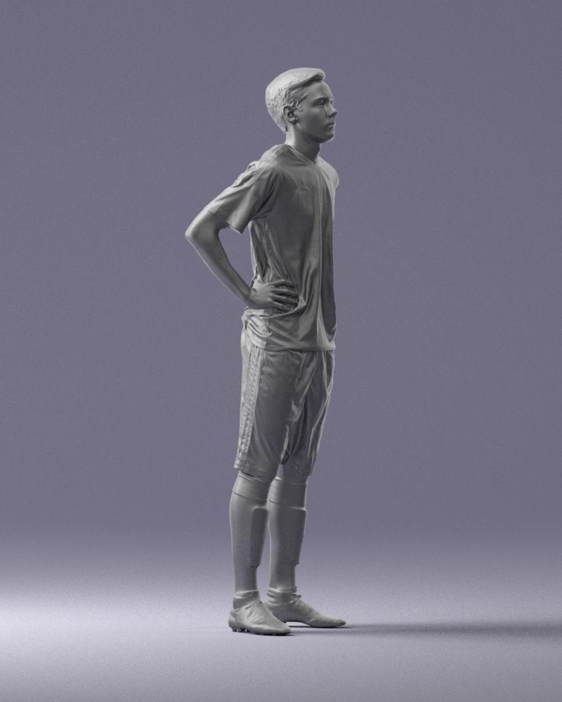 000315 Male Soccer Player with Hands on Hips 1114 3dp 3D print model_11