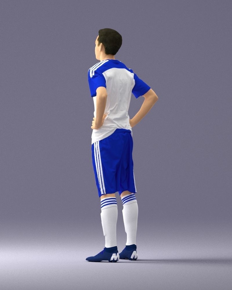 000315 Male Soccer Player with Hands on Hips 1114 3dp 3D print model_22