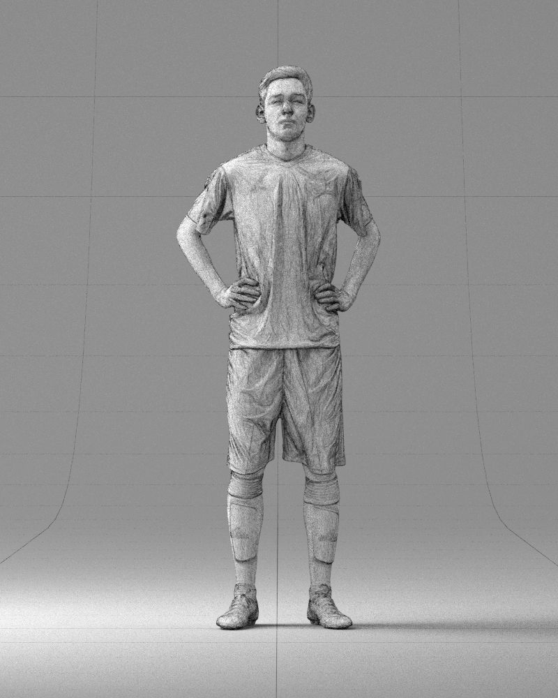 000315 Male Soccer Player with Hands on Hips 1114 3dp 3D print model_39