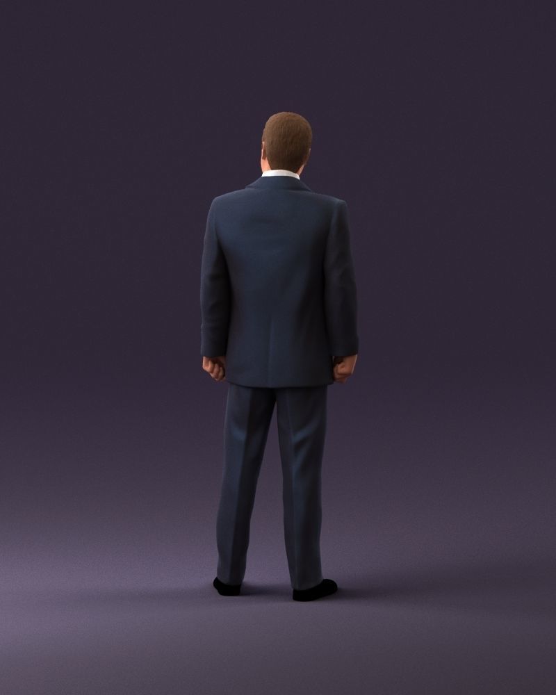001047 serious businesman in blue suit 3D Print Ready 3D print model_18