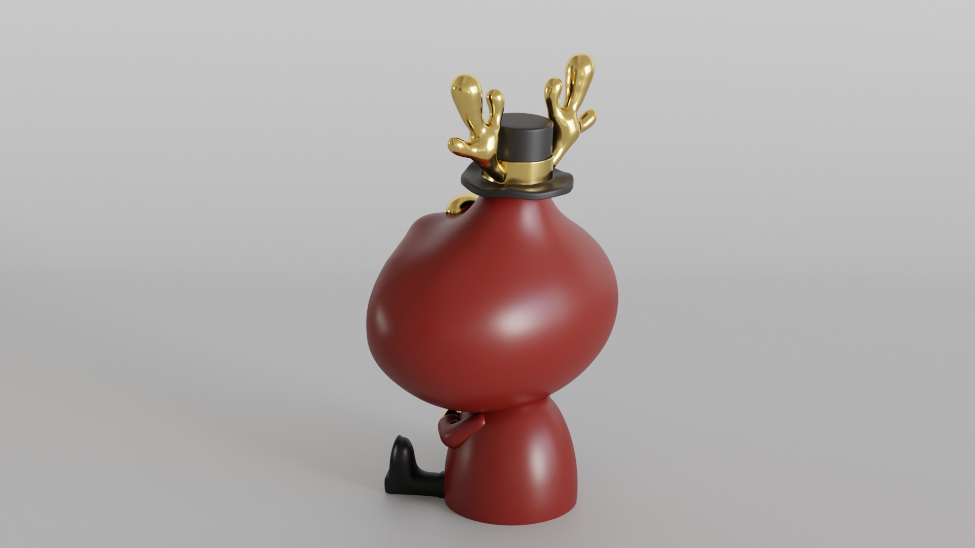 Cute Christmas Reindeer for Holiday Decor 3D print model_6