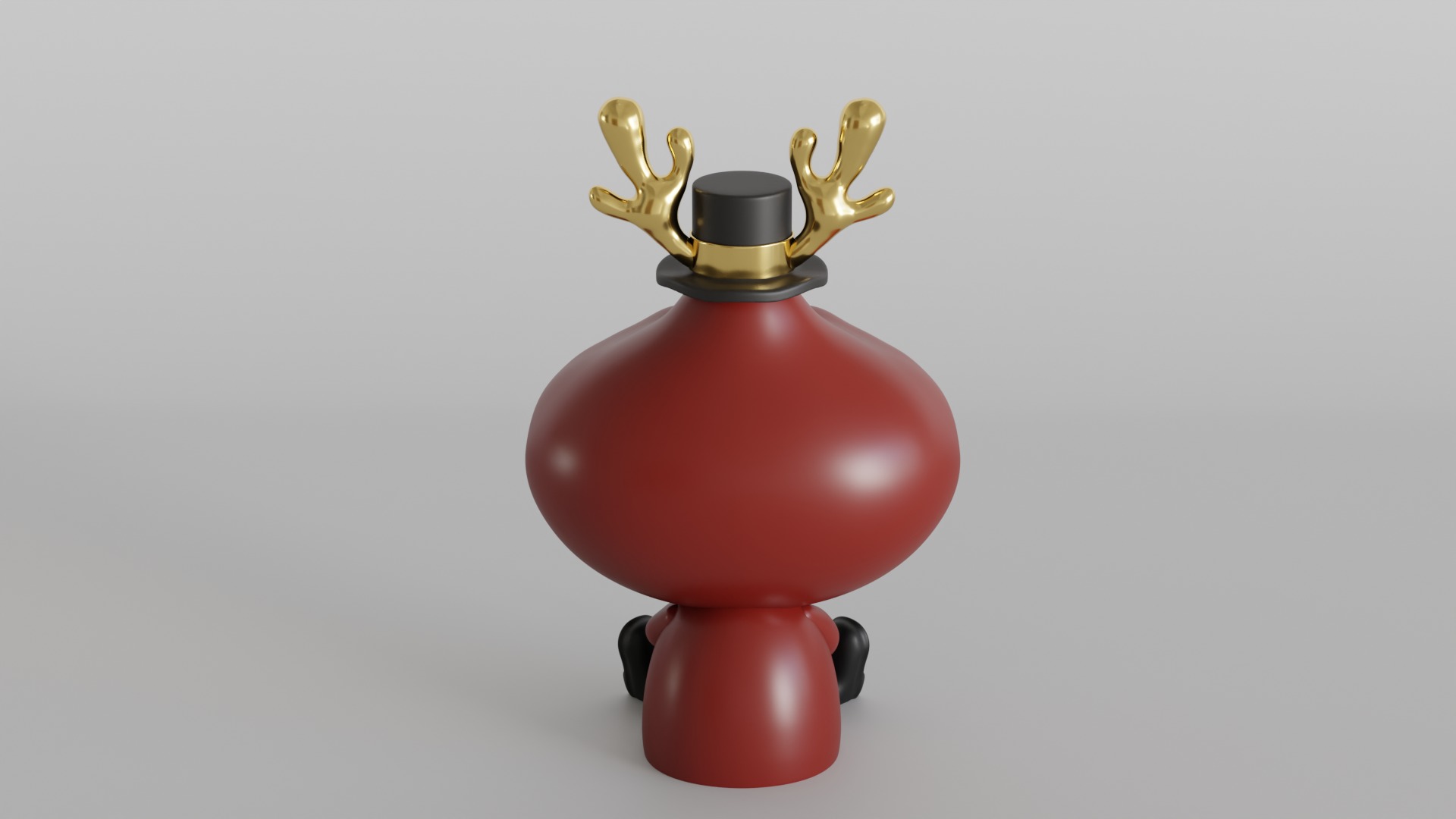 Cute Christmas Reindeer for Holiday Decor 3D print model_5