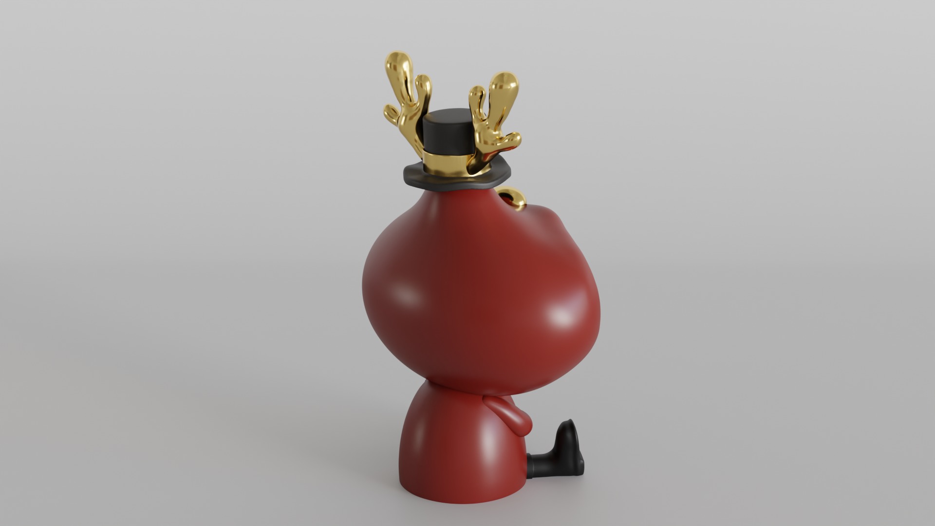 Cute Christmas Reindeer for Holiday Decor 3D print model_4