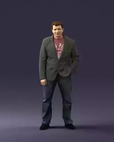 Guy shirt with an inscription 0743