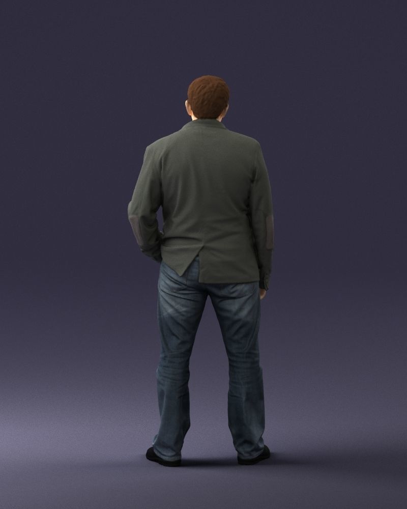 Guy shirt with an inscription 0743 3D model_18