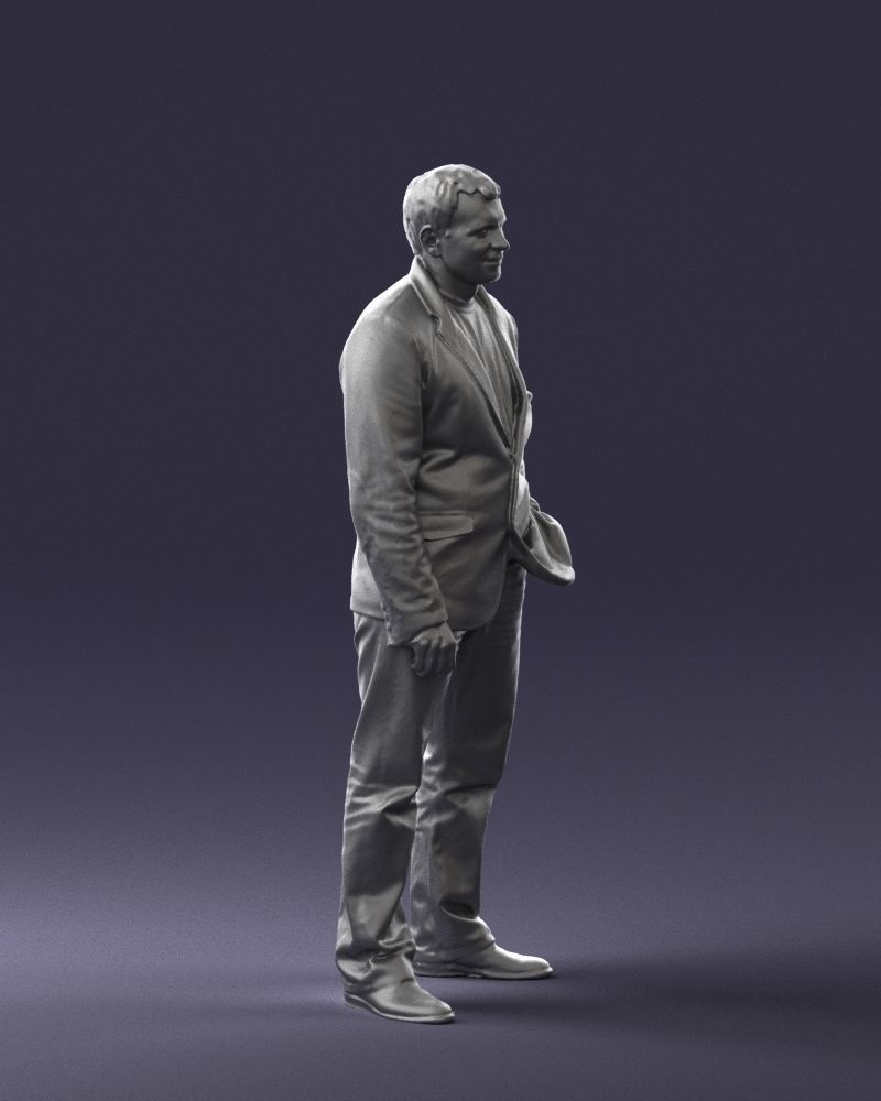 Guy shirt with an inscription 0743 3D model_31