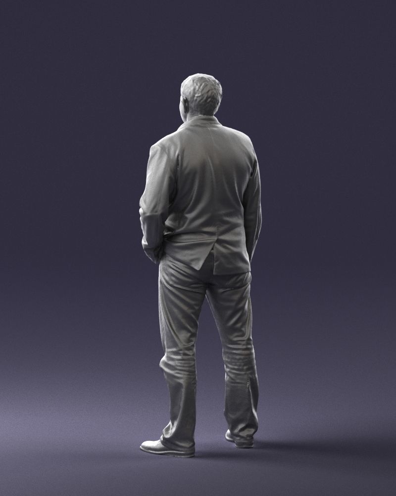 Guy shirt with an inscription 0743 3D model_16