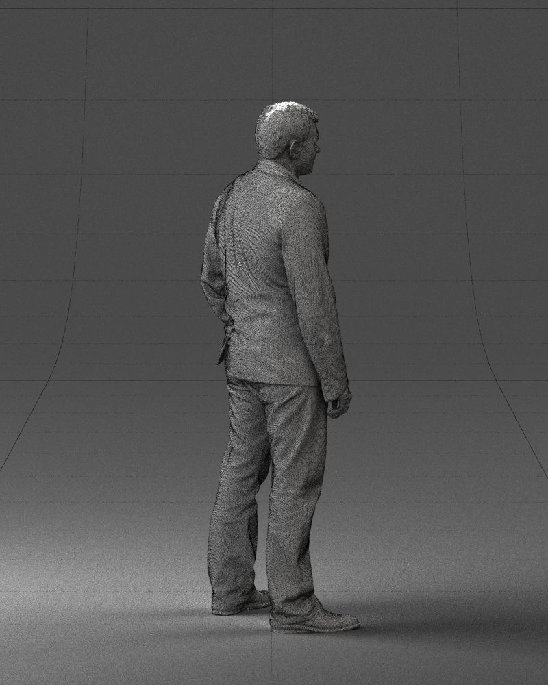 Guy shirt with an inscription 0743 3D model_26