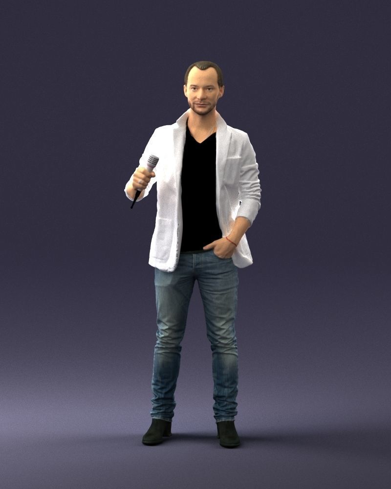 Male singer 0079 3D model_33