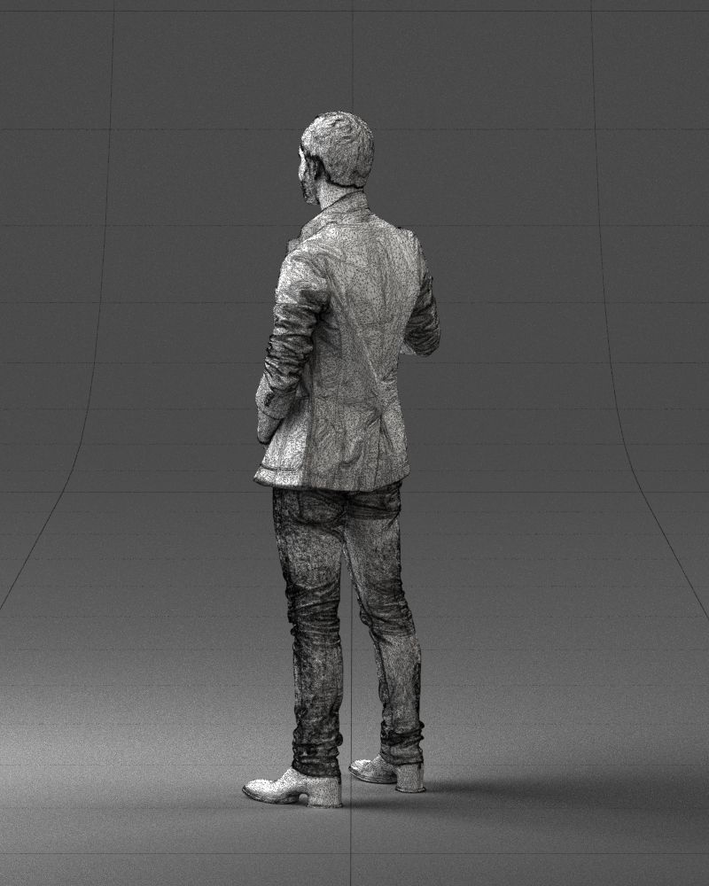 Male singer 0079 3D model_23