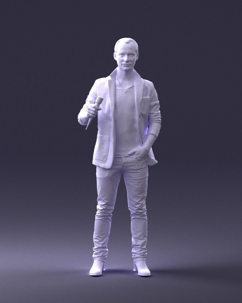Male singer 0079 3D model_37