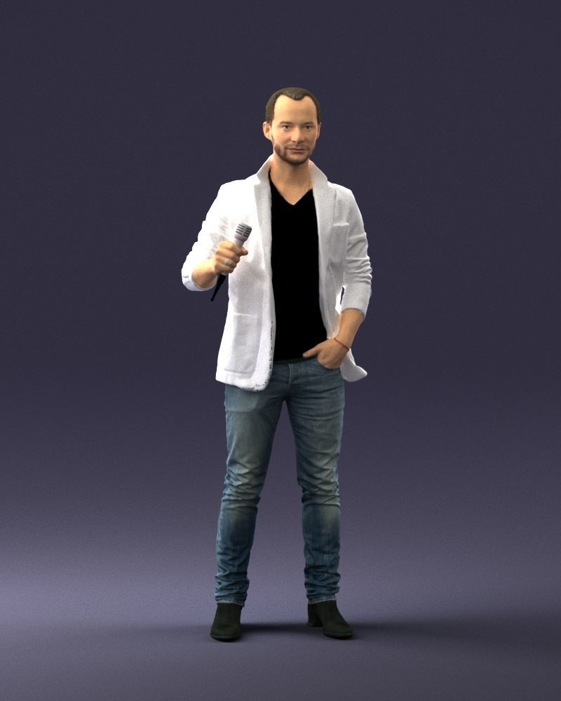 Male singer 0079 3D model_3