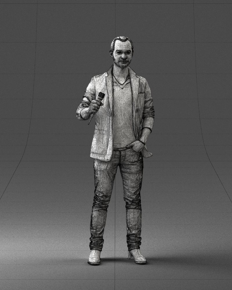 Male singer 0079 3D model_5