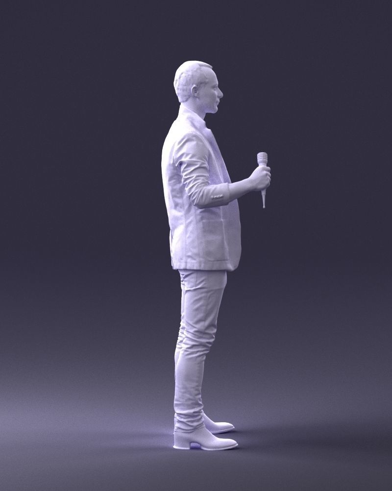 Male singer 0079 3D model_13