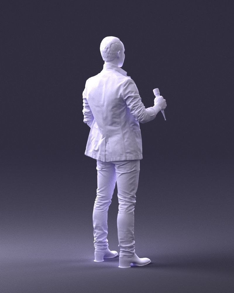 Male singer 0079 3D model_16