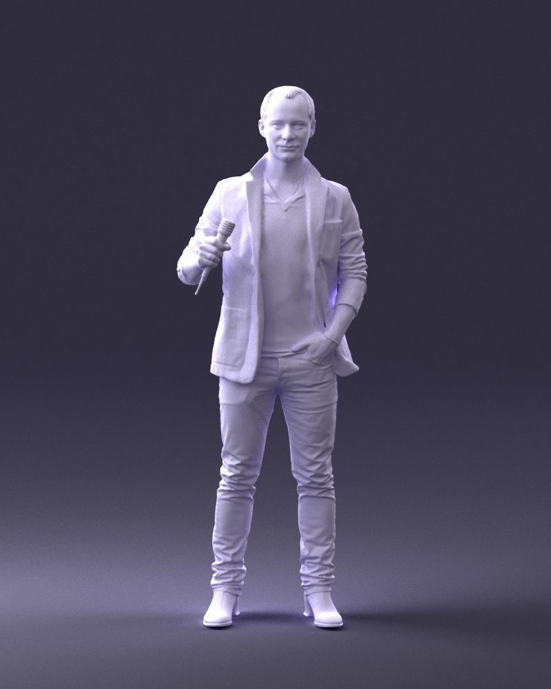 Male singer 0079 3D model_1