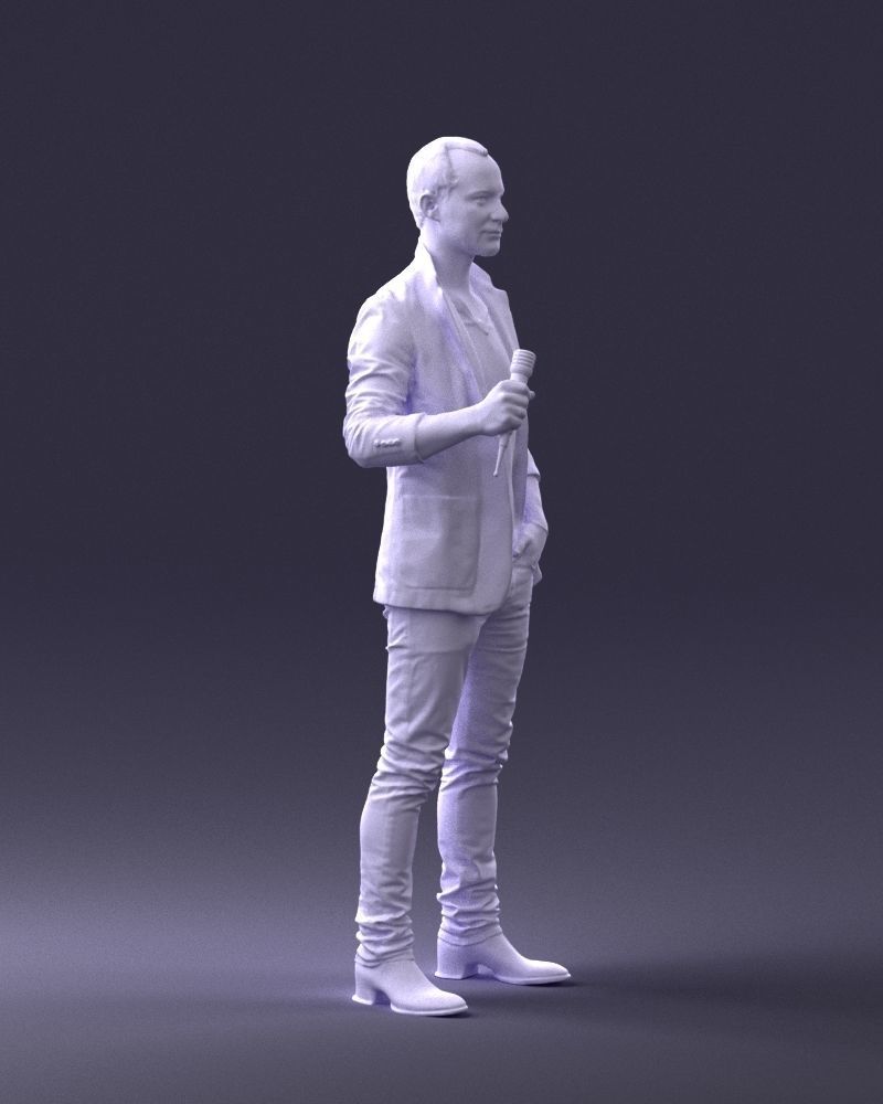 Male singer 0079 3D model_10