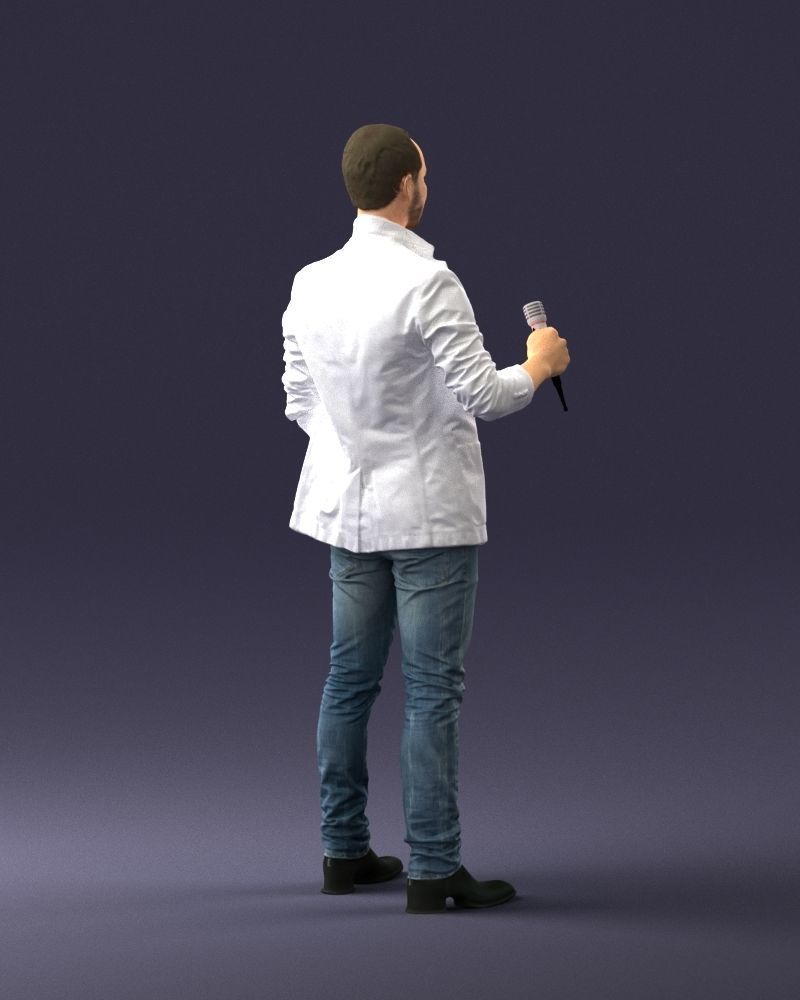 Male singer 0079 3D model_15