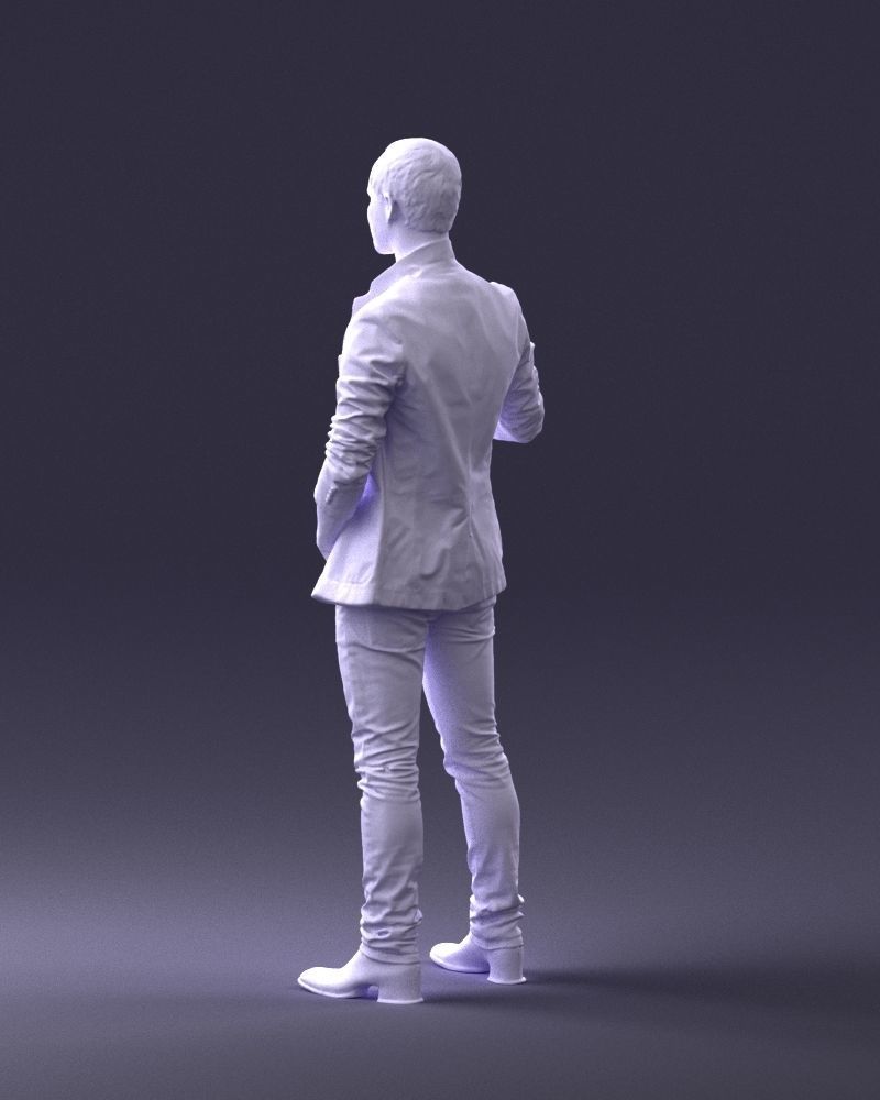 Male singer 0079 3D model_22