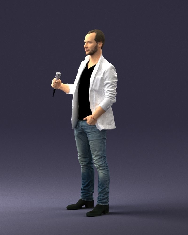 Male singer 0079 3D model_27