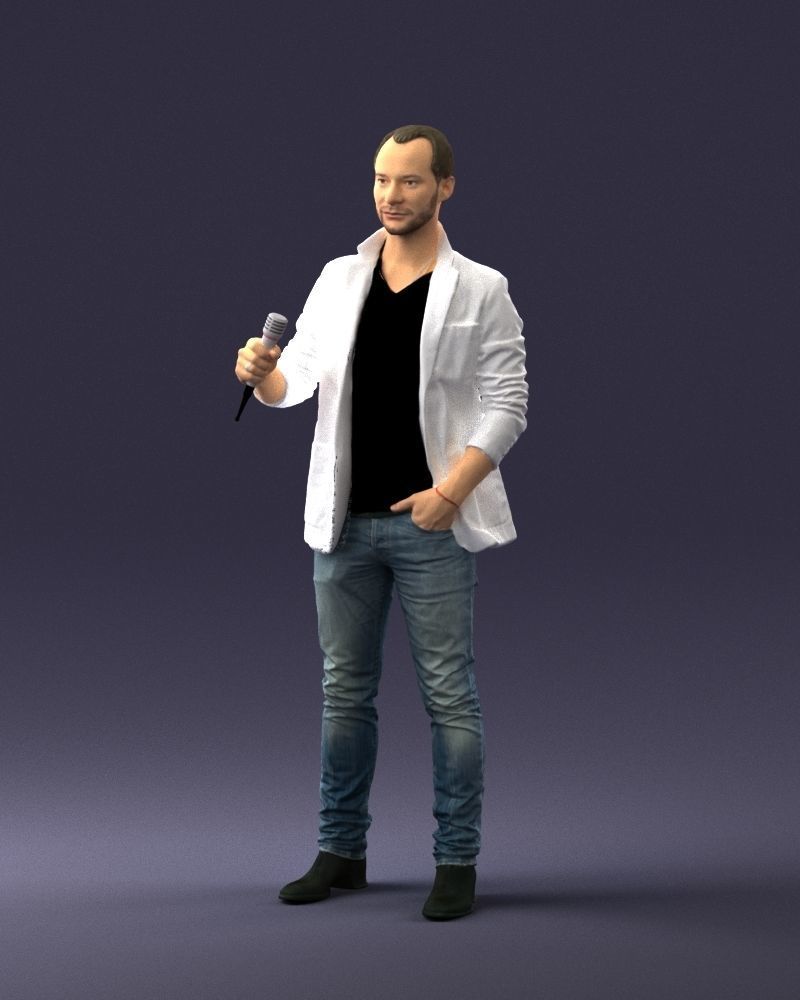 Male singer 0079 3D model_30