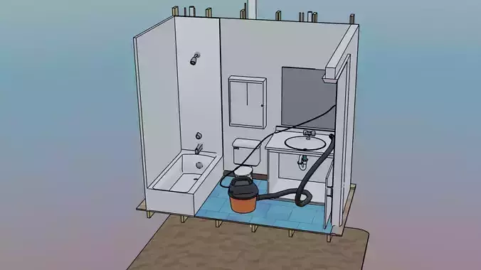 various plumbing parts