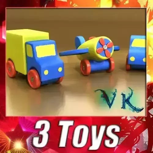 Wooden Toy Car Truck