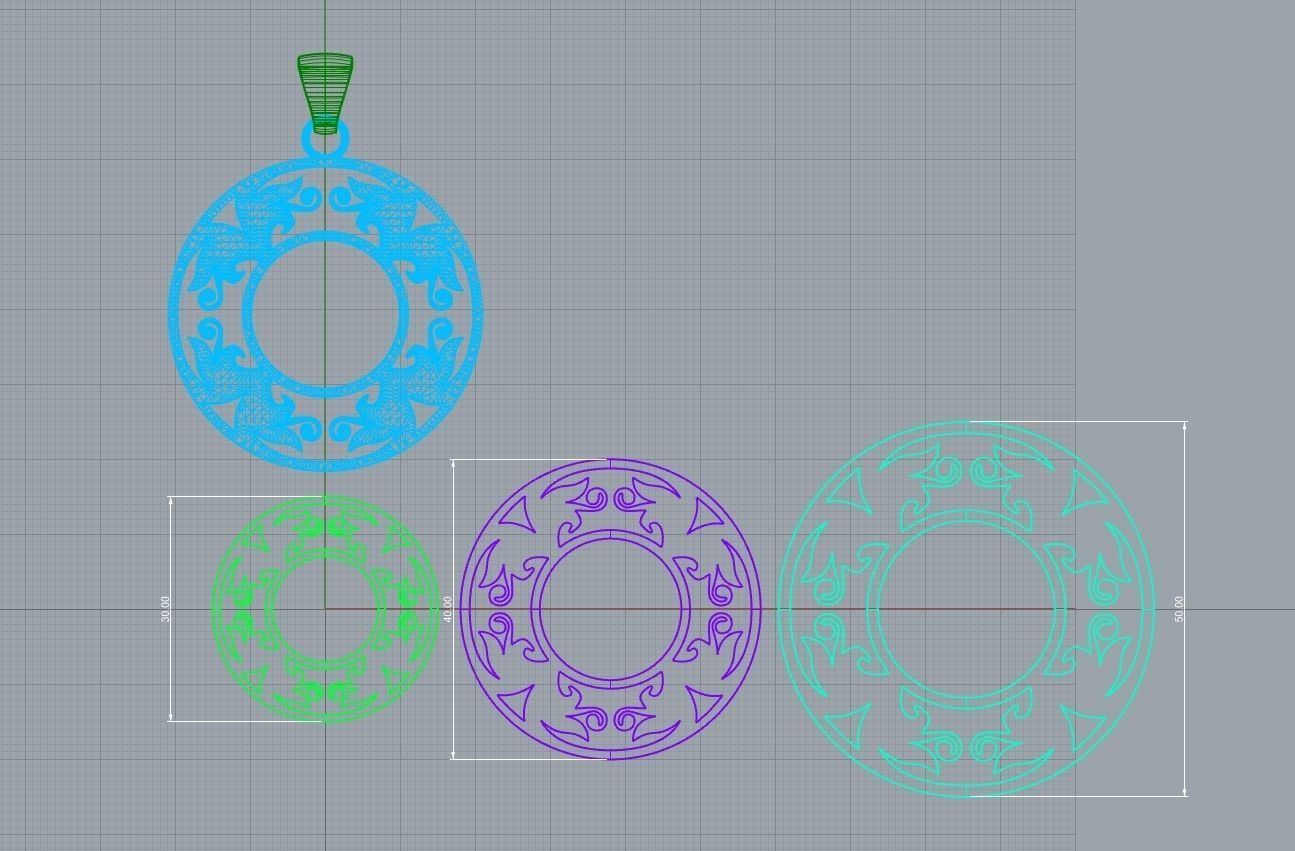 Pendant 04 3D print model_8