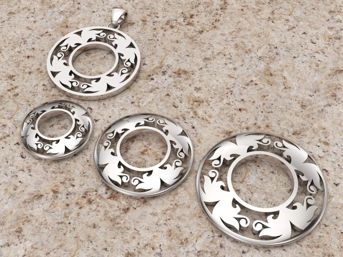 Pendant 04 3D print model_0