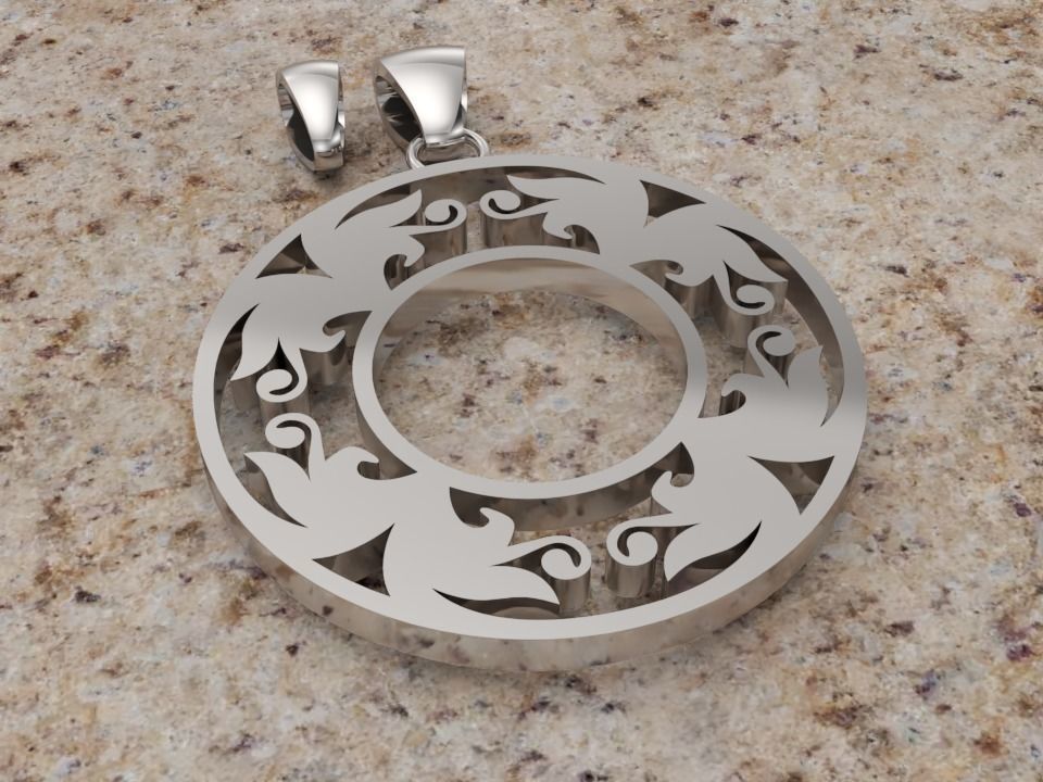 Pendant 04 3D print model_3